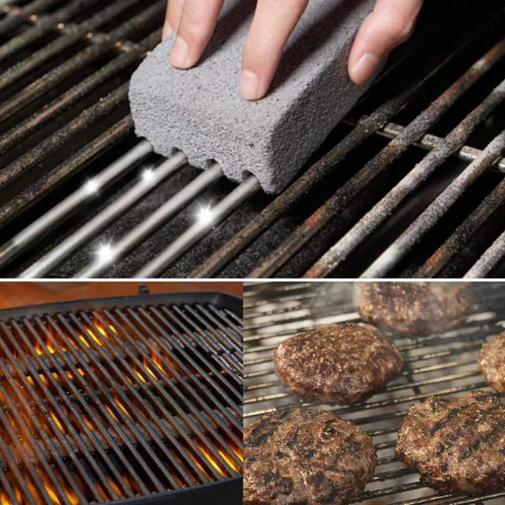 [Hometech] BBQ Grill Cleaning Bricks Pumice Stone Scrubber, Set of 5