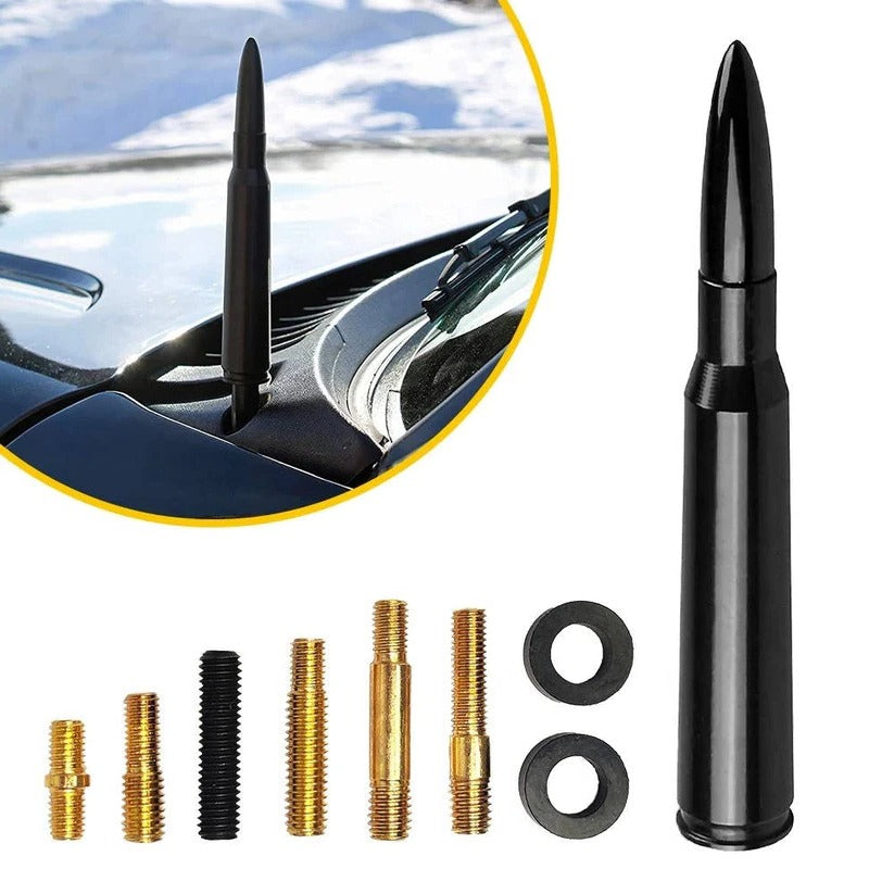 [Hometech] Car Radio Antenna Replacement with Rubber Seals and Adapters, 8 Thread Adapters