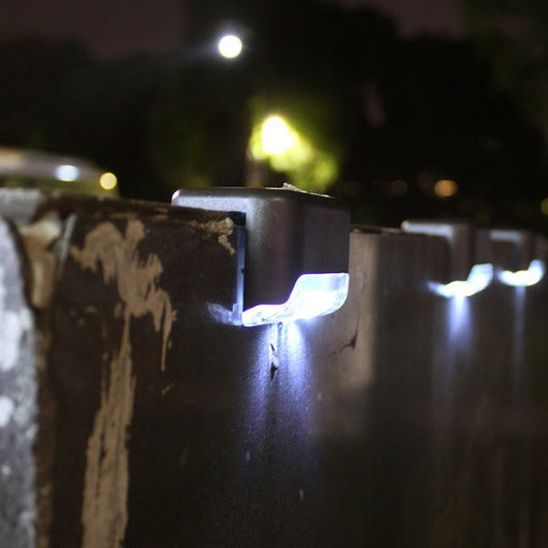 [Hometech] Outdoor Solar Powered Deck Lights, Set of 4