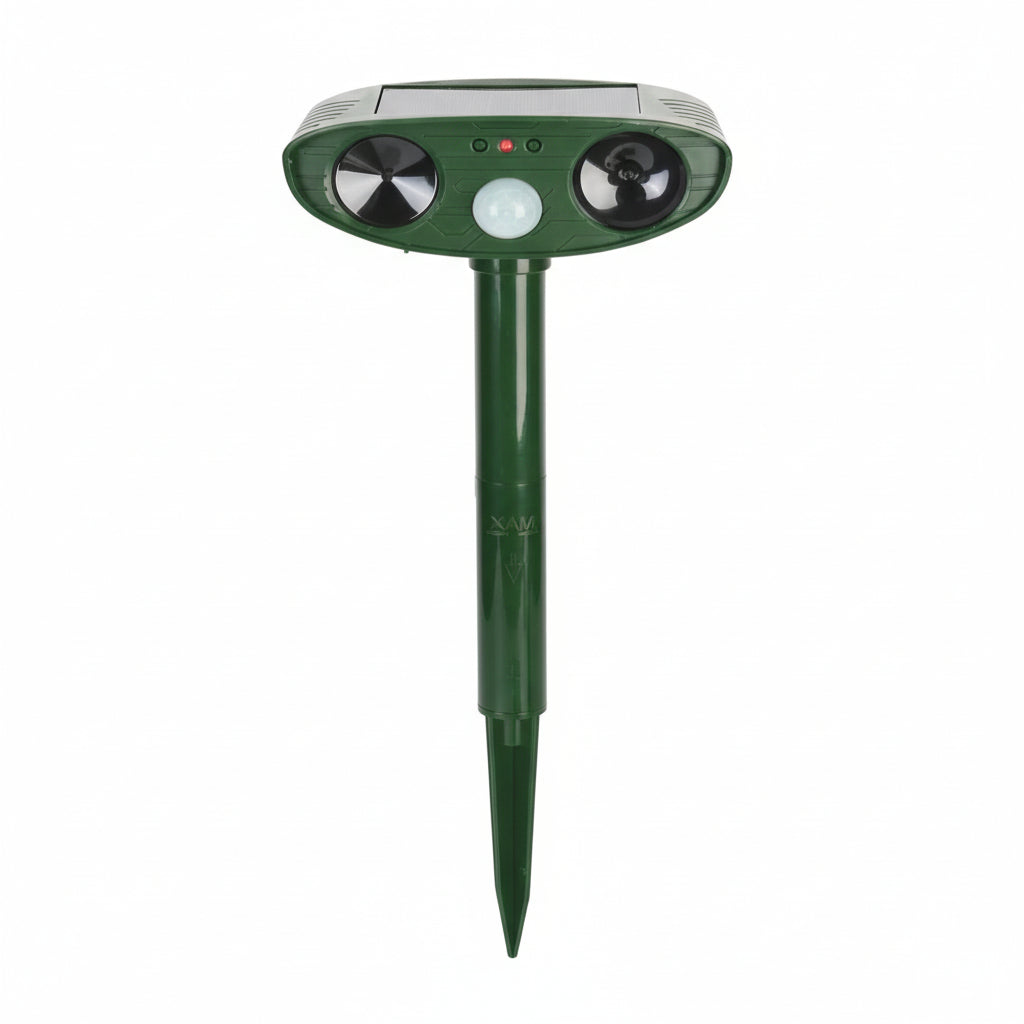 [Hometech] Solar Powered Ultrasonic Chipmunk Repeller for Outdoor Use