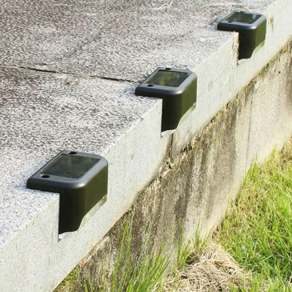 [Hometech] Outdoor Solar Powered Deck Lights, Set of 4