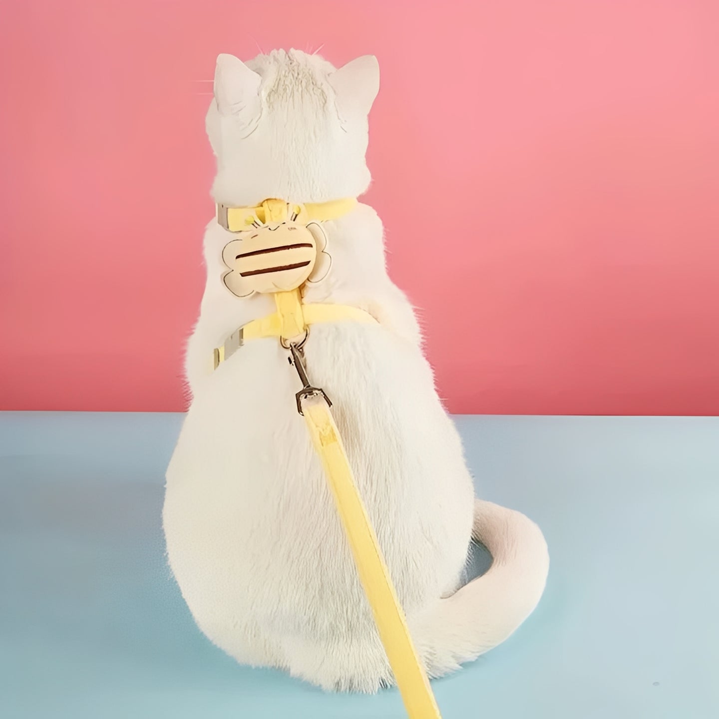 [Hometech] Cat Harness and Collar with Adjustable Straps