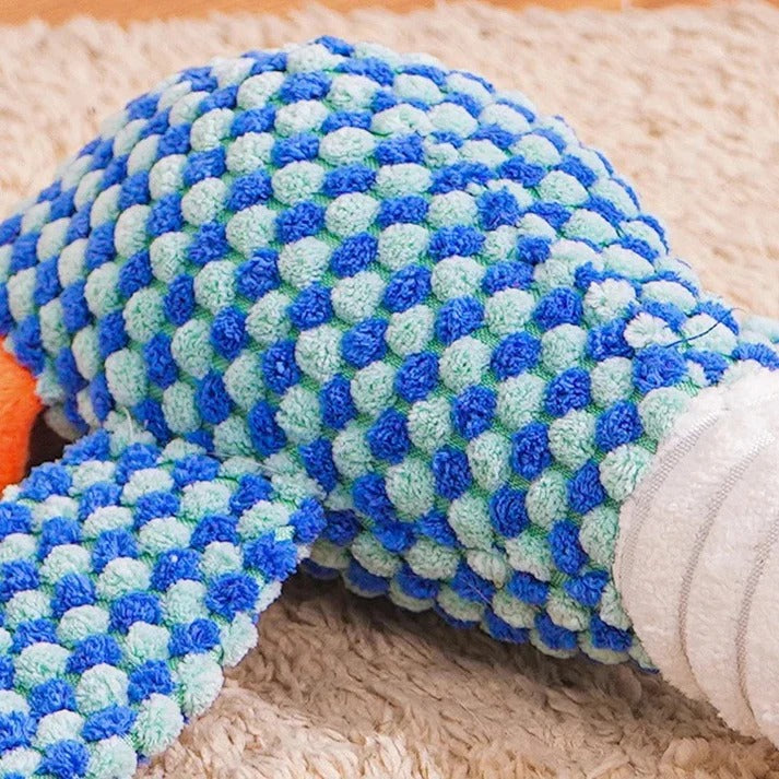 [Hometech] Dog Chew Toy with Plush Material and Built In Squeaker