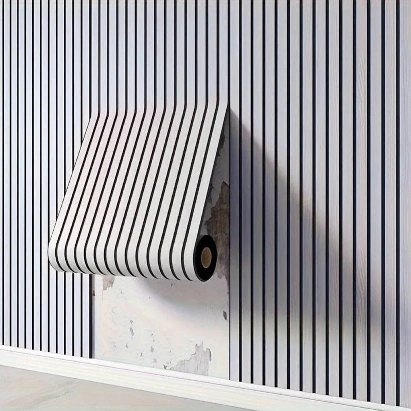 [Hometech] Peel and Stick 3D PVC Wall Panels with Textured Wood Grain Finish