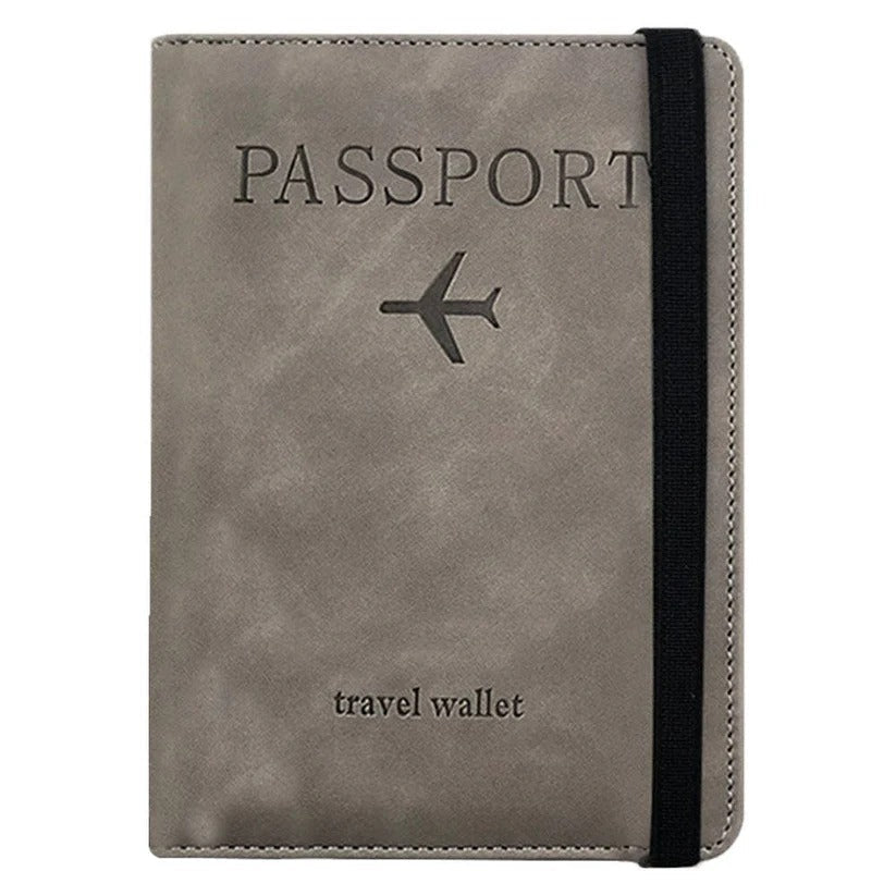 [Hometech] Unisex Slim Travel Passport Wallet with Card Slots