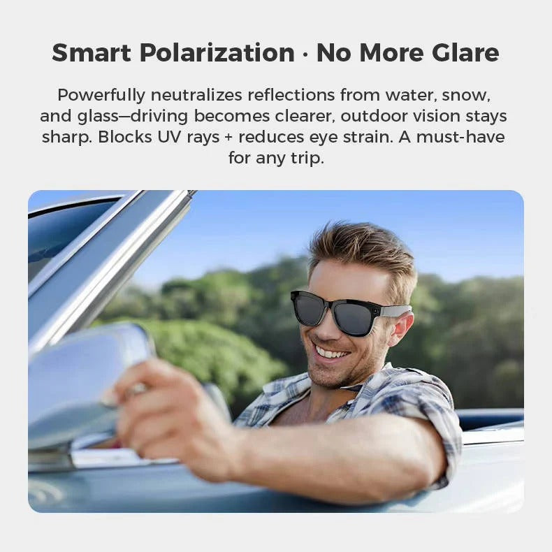 [Hometech] Smart Glasses with Built In Video Camera and Bluetooth Audio