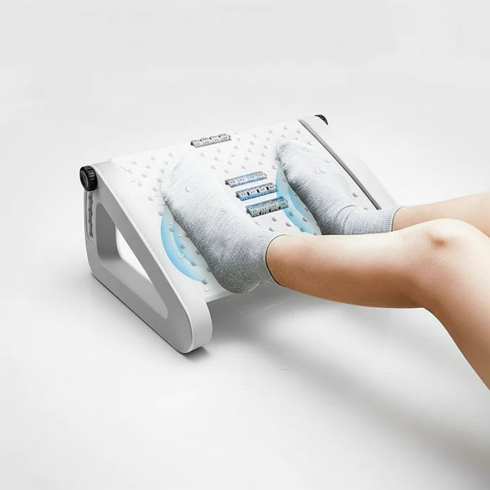 [Hometech] Adjustable Under Desk Foot Rest with Dual Texture Surface