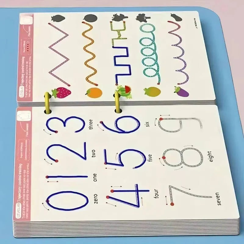 [Hometech] Reusable Early Learning Handwriting Practice Book for Toddlers