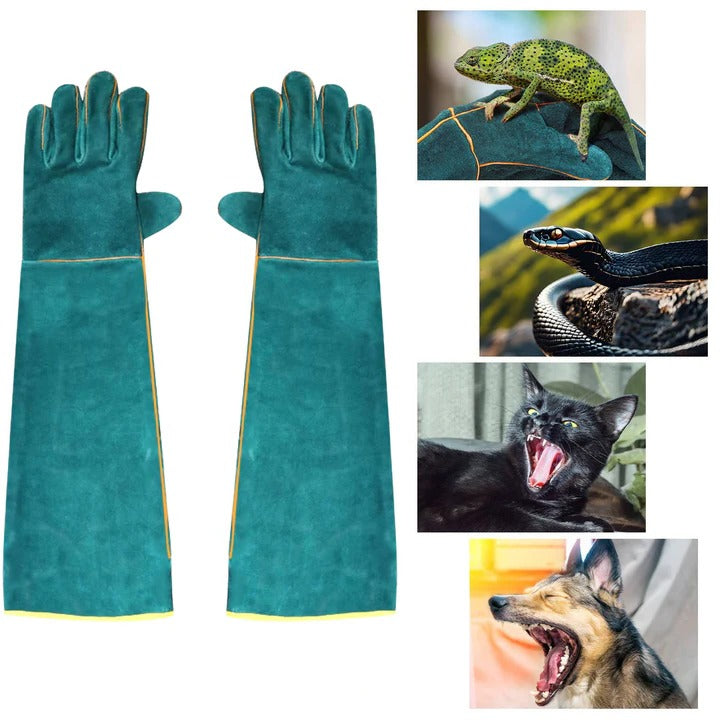[Hometech] Protective Gloves with Bite Resistant Material for Animal Handling