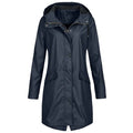 [Hometech] Women's Waterproof Rain Jacket with Lightweight Packable Design