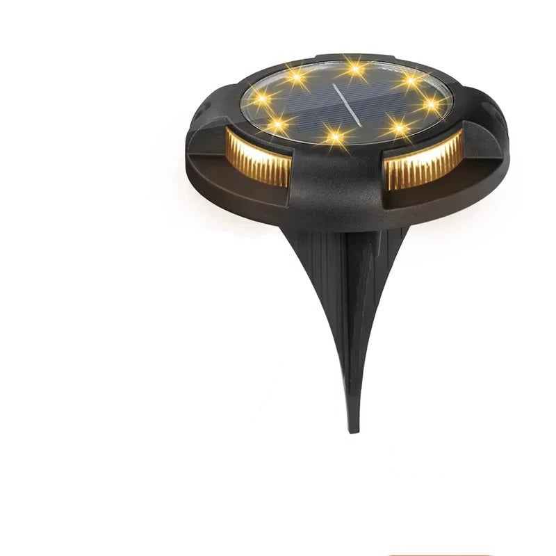 [Hometech] Outdoor Solar LED Ground Lights with Disk Style Design