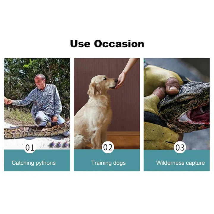 [Hometech] Protective Gloves with Bite Resistant Material for Animal Handling