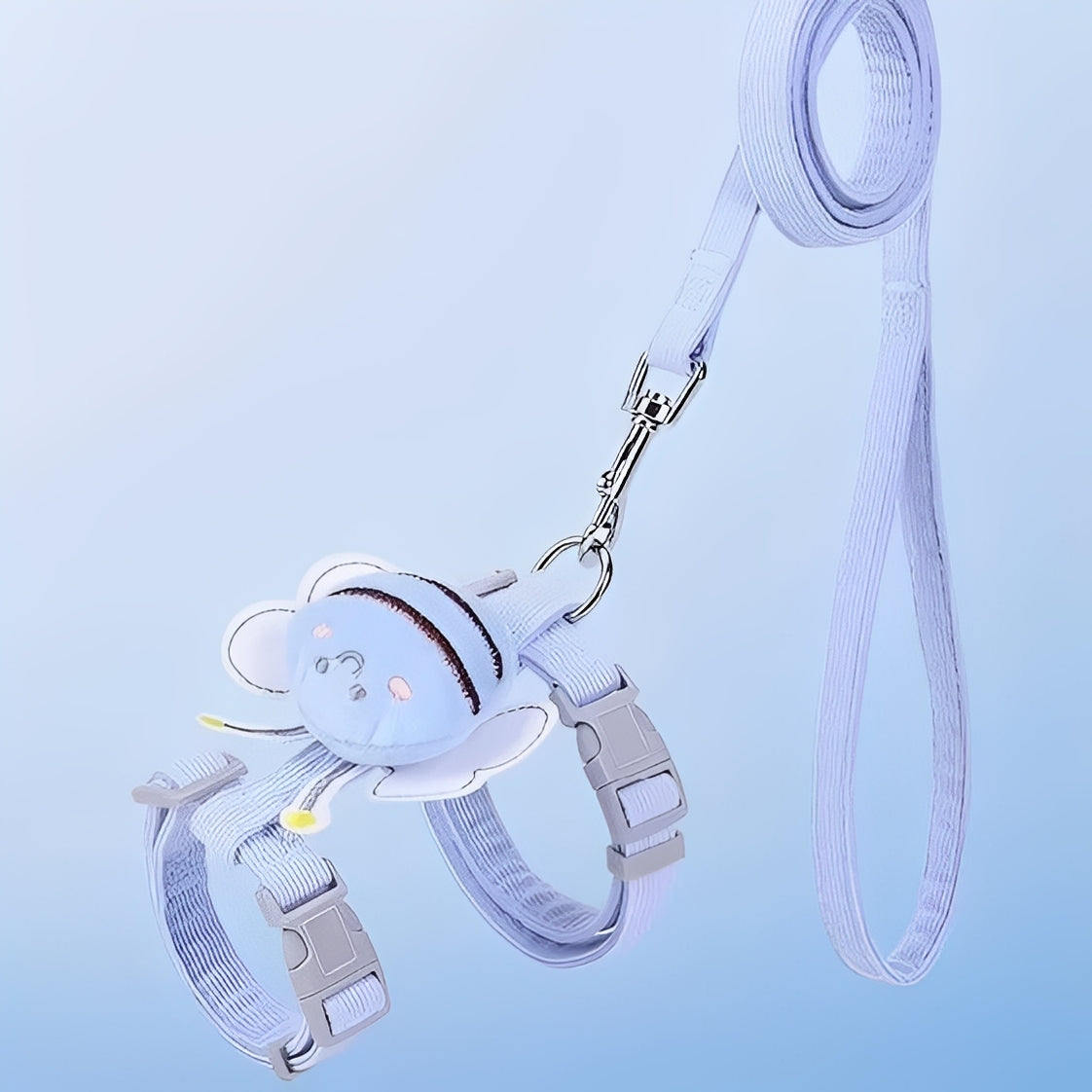 [Hometech] Cat Harness and Collar with Adjustable Straps