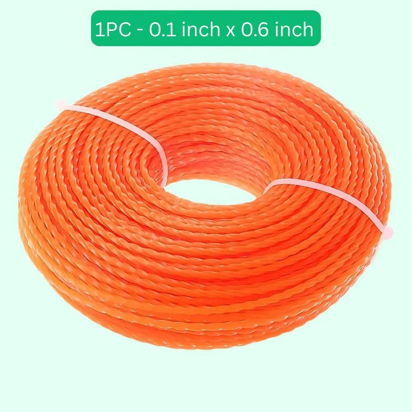 [Hometech] High Durability Twisted Nylon Trimmer Line for Garden and Lawn Maintenance