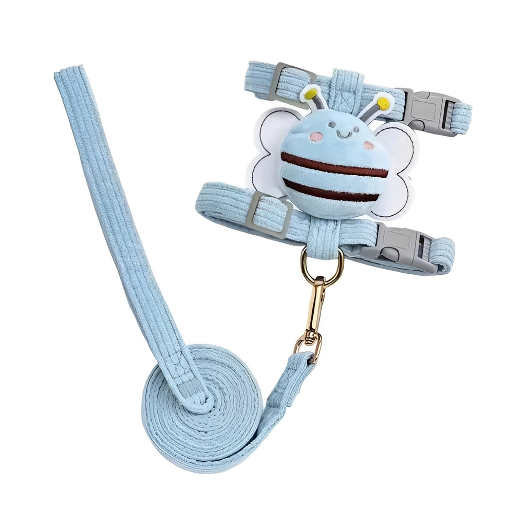 [Hometech] Cat Harness and Collar with Adjustable Straps