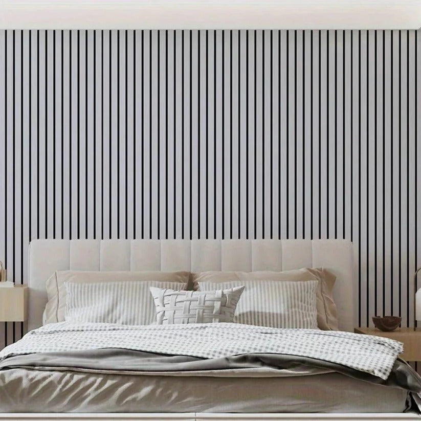 [Hometech] Peel and Stick 3D PVC Wall Panels with Textured Wood Grain Finish