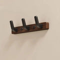 [Hometech] Wall Mounted Coat Hook with Wood and Metal Design