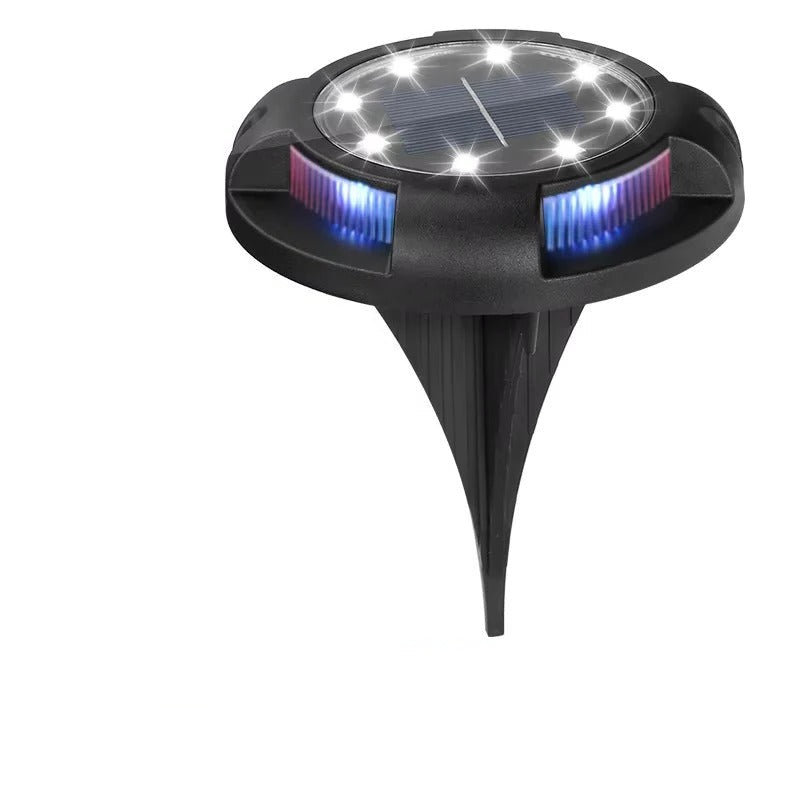 [Hometech] Outdoor Solar LED Ground Lights with Disk Style Design