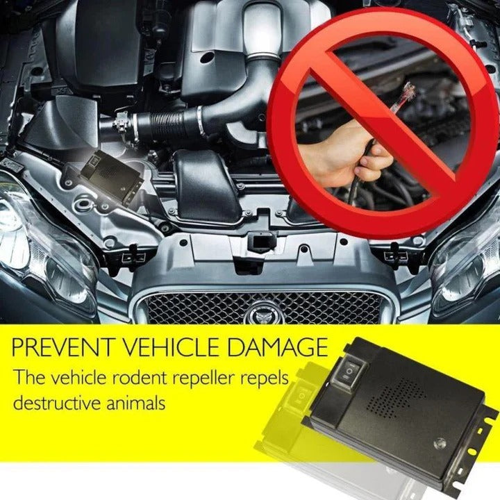[Hometech] 12V Vehicle Mounted Ultrasonic Rodent Deterrent Device
