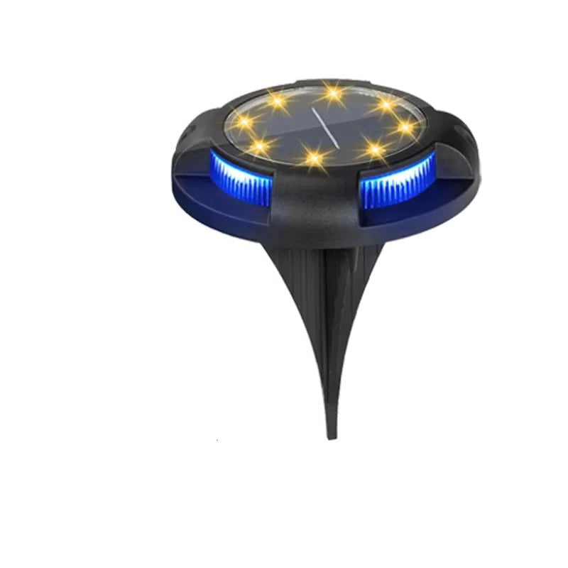 [Hometech] Outdoor Solar LED Ground Lights with Disk Style Design
