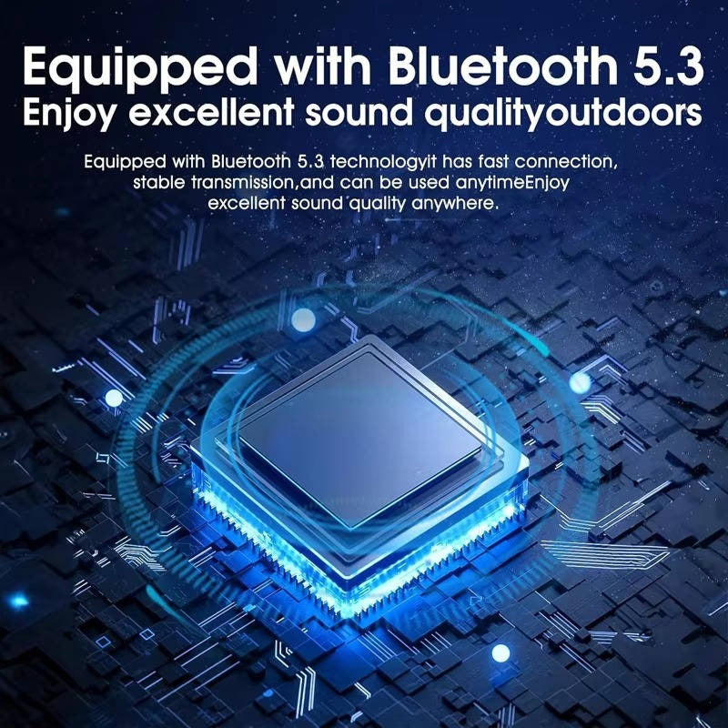 [Hometech] Mini Bluetooth 5.3 Speaker with Magnetic Base and RGB Lighting