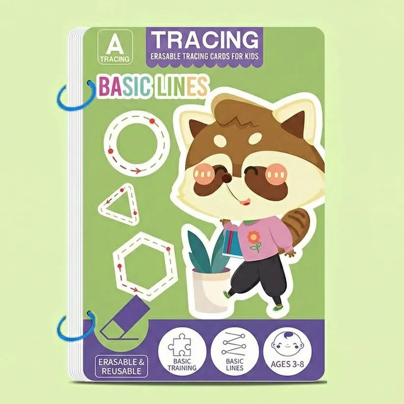 [Hometech] Reusable Early Learning Handwriting Practice Book for Toddlers