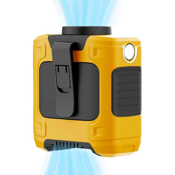 [Hometech] Rechargeable Mini Fan with Handheld Design and LED Light