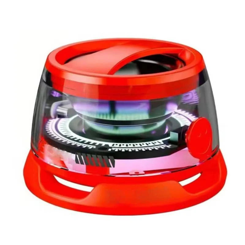 [Hometech] Mini Bluetooth 5.3 Speaker with Magnetic Base and RGB Lighting