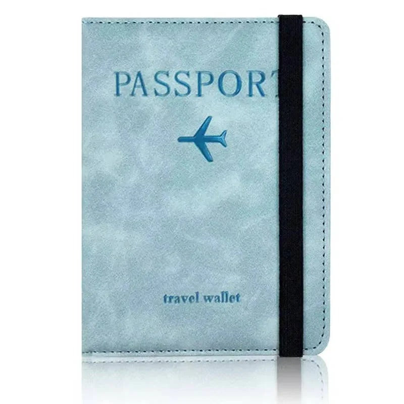 [Hometech] Unisex Slim Travel Passport Wallet with Card Slots