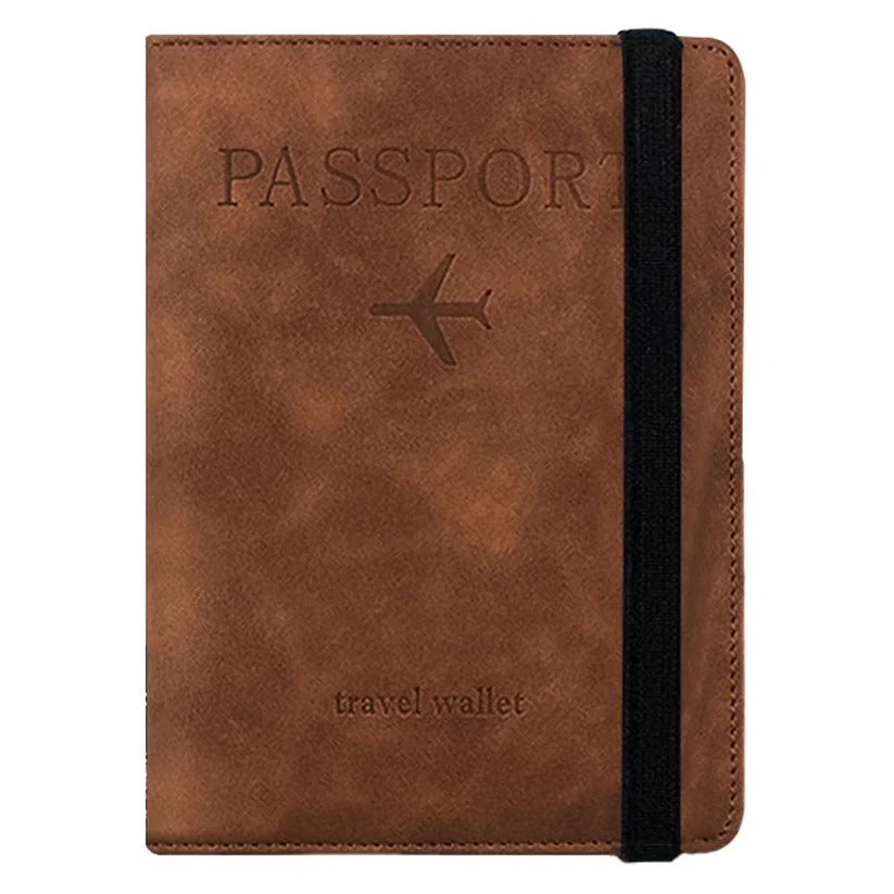 [Hometech] Unisex Slim Travel Passport Wallet with Card Slots