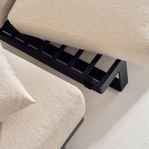 [Hometech] Solvara Luxe 8-Seater Outdoor Corner Sofa Set, Beige