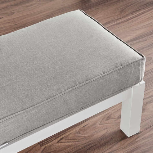 [Hometech] Valencia 5-Seater Outdoor Sofa Set with Bench and Lifting Table in Beige and White