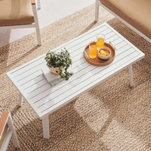 [Hometech] Verano 5-Seater Outdoor Sofa Set in Brown with Coffee Table